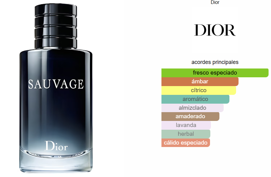 SAUVAGE DIOR 100 ML PERFUME HOMBRE 1.1