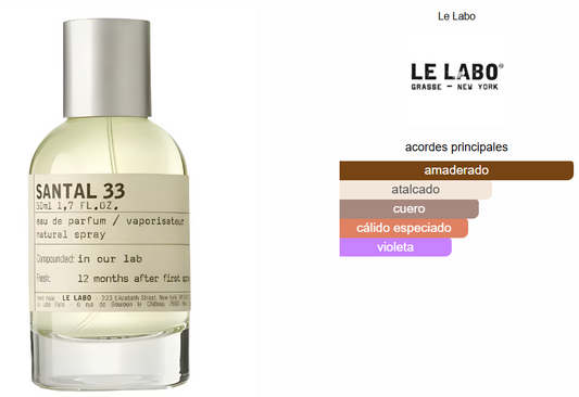 PERFUME SANTAL 33 100 ML 1.1